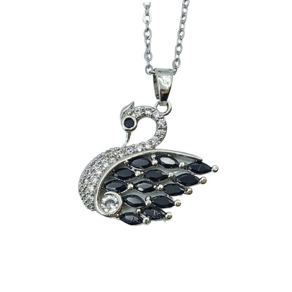 swan necklace swan pendant